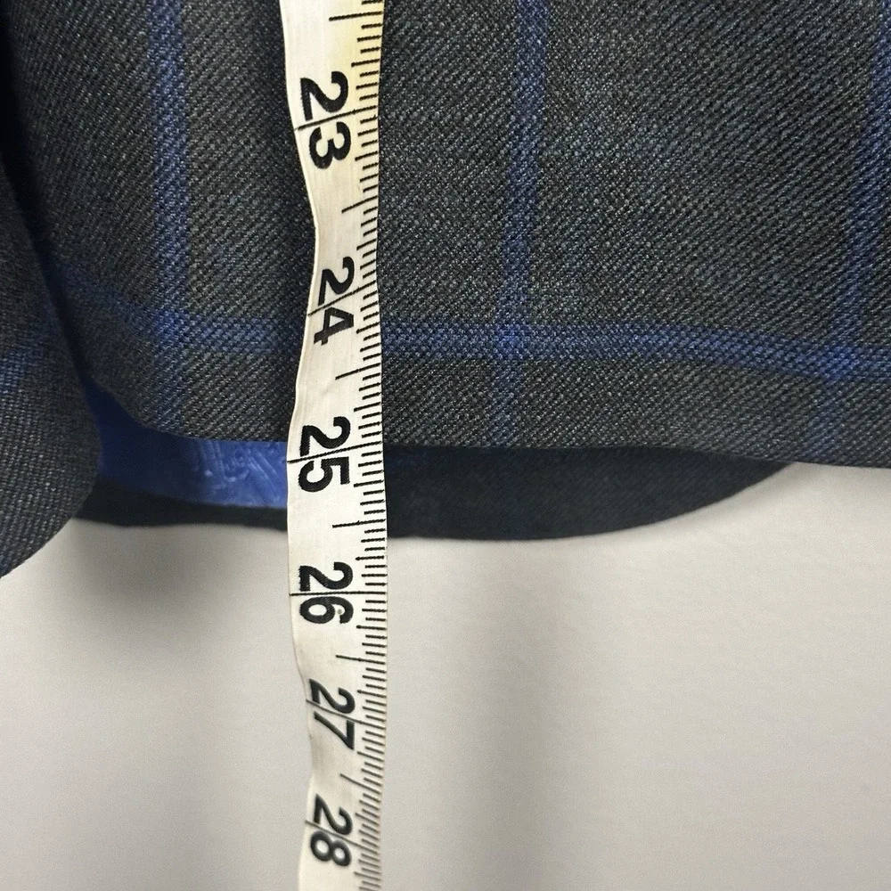 Richards Bespoke Men's Wool Sport Coat Blazer‎ Custom-fit Tailored EUC 36 Short